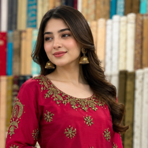 Luxury 2 Piece Lehenga Kurti Set for Women with Embroidered Kurti and Matching Lehenga