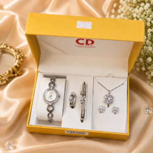 CD Collection luxury watch and jewelry set for women