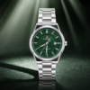 NAVIFORCE men's green dial stainless steel watch