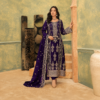 Luxury premium Tasal Silk handwork embroidered 3 piece Pakistani suit featuring heavy embroidery, embellished detailing, embroidered silk dupatta, and matching trouser.